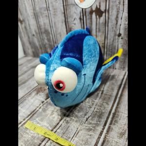 Disney Parks Pixar Finding Nemo, Dory Stuffed Animal Bean Plush Blue Fish Dory